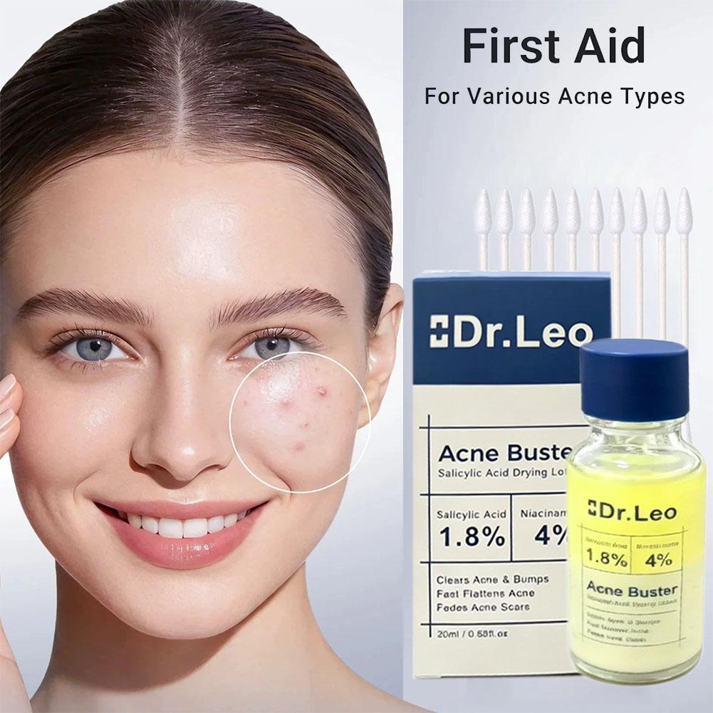Skincare Salicylic Acid - Salicylzuur Essence Behandelingslotion Gezichtsserum met wattenstaafje