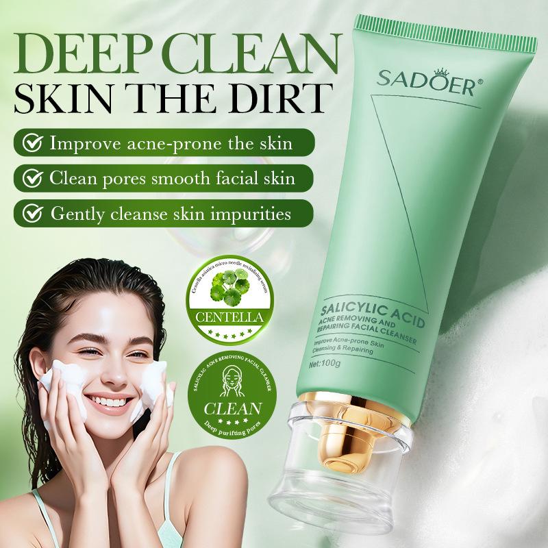 Skincare Salicylic Acid - 100g Salicylzuur Gezichtsreiniger Gezichtswas Schuim Gezichtsreiniger