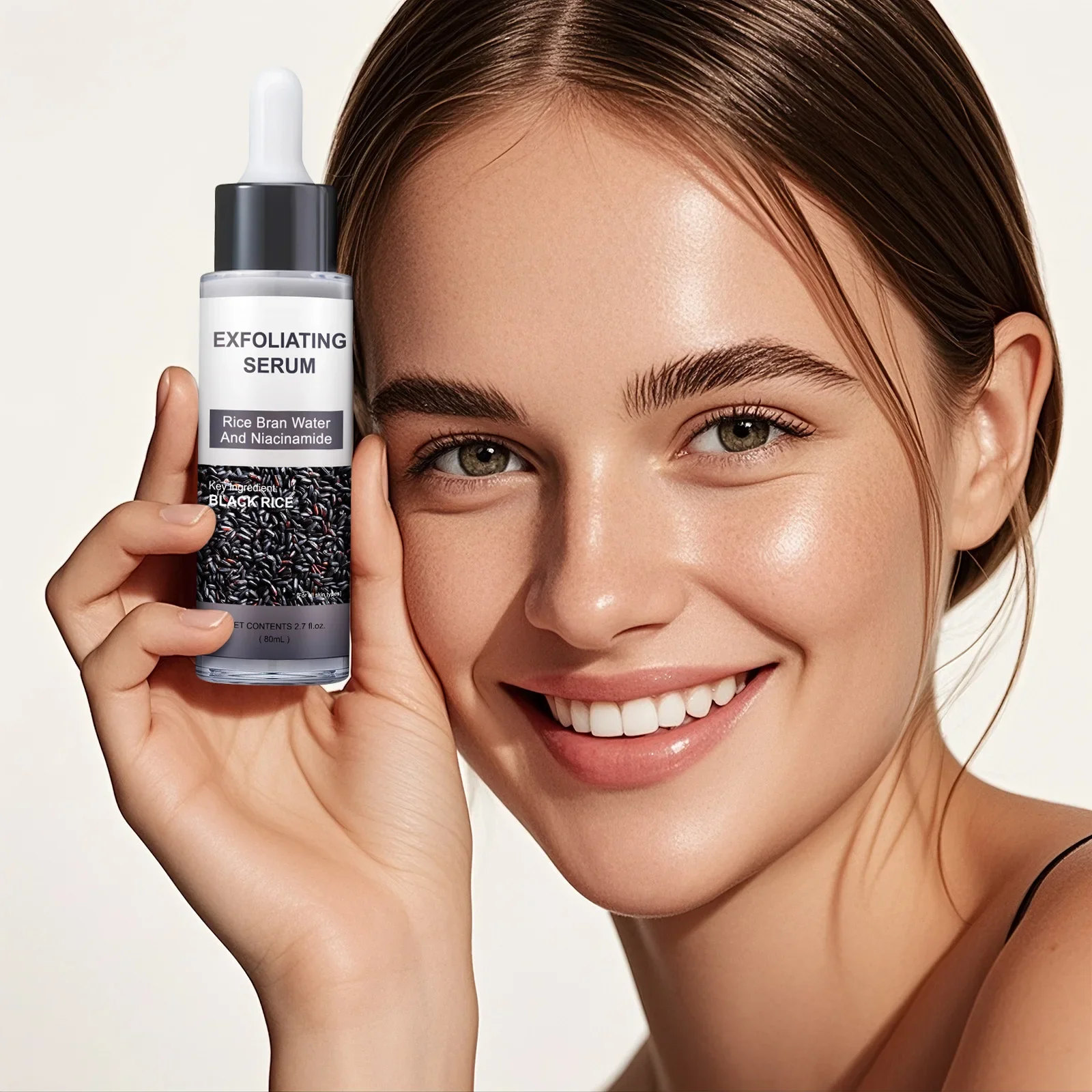 Lactic Acid Toner - Zwarte Rijst Gezichtserum 80ml - Met