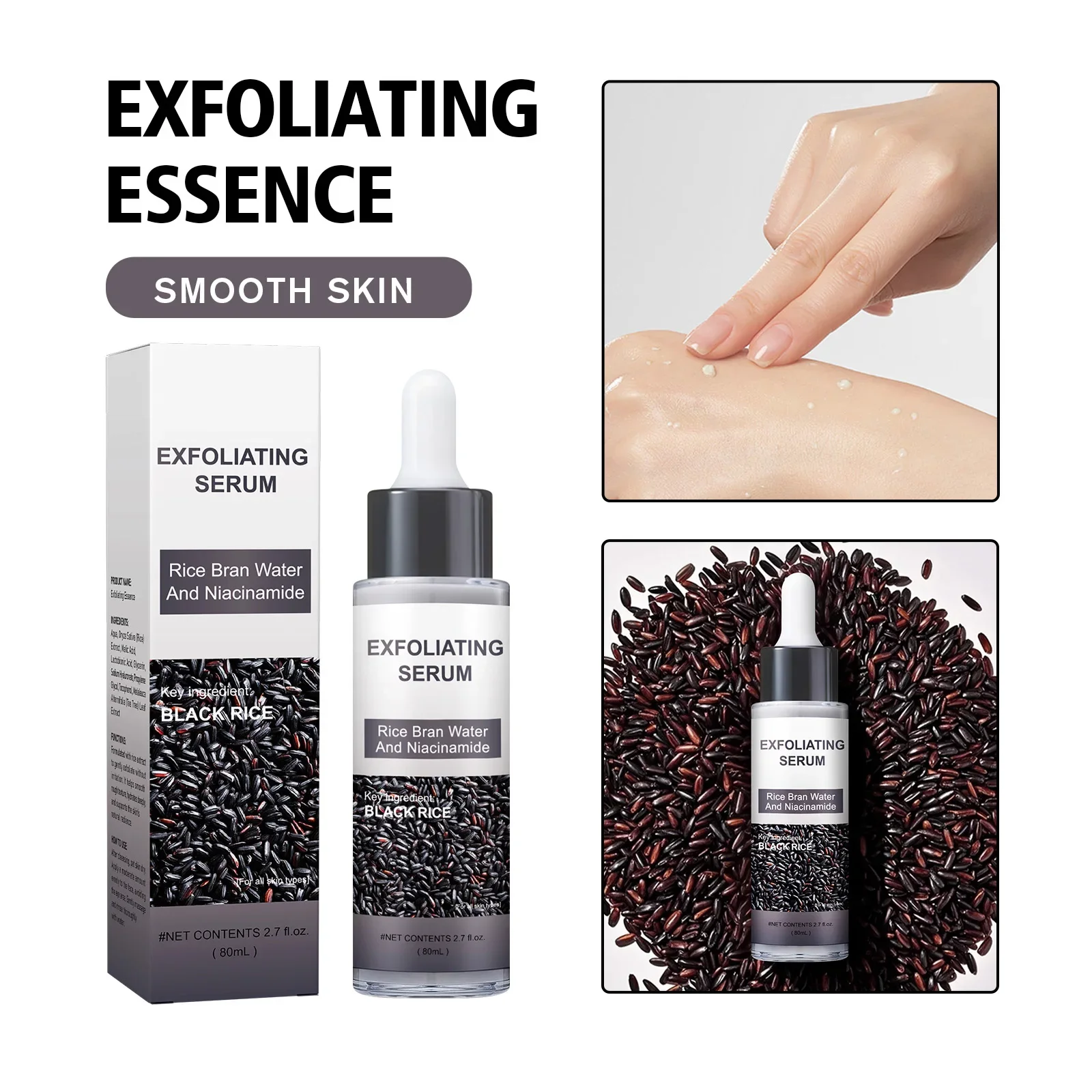 Zwarte Rijst Gezichtserum 80ml - Lactic Acid Toner recensie en prijs