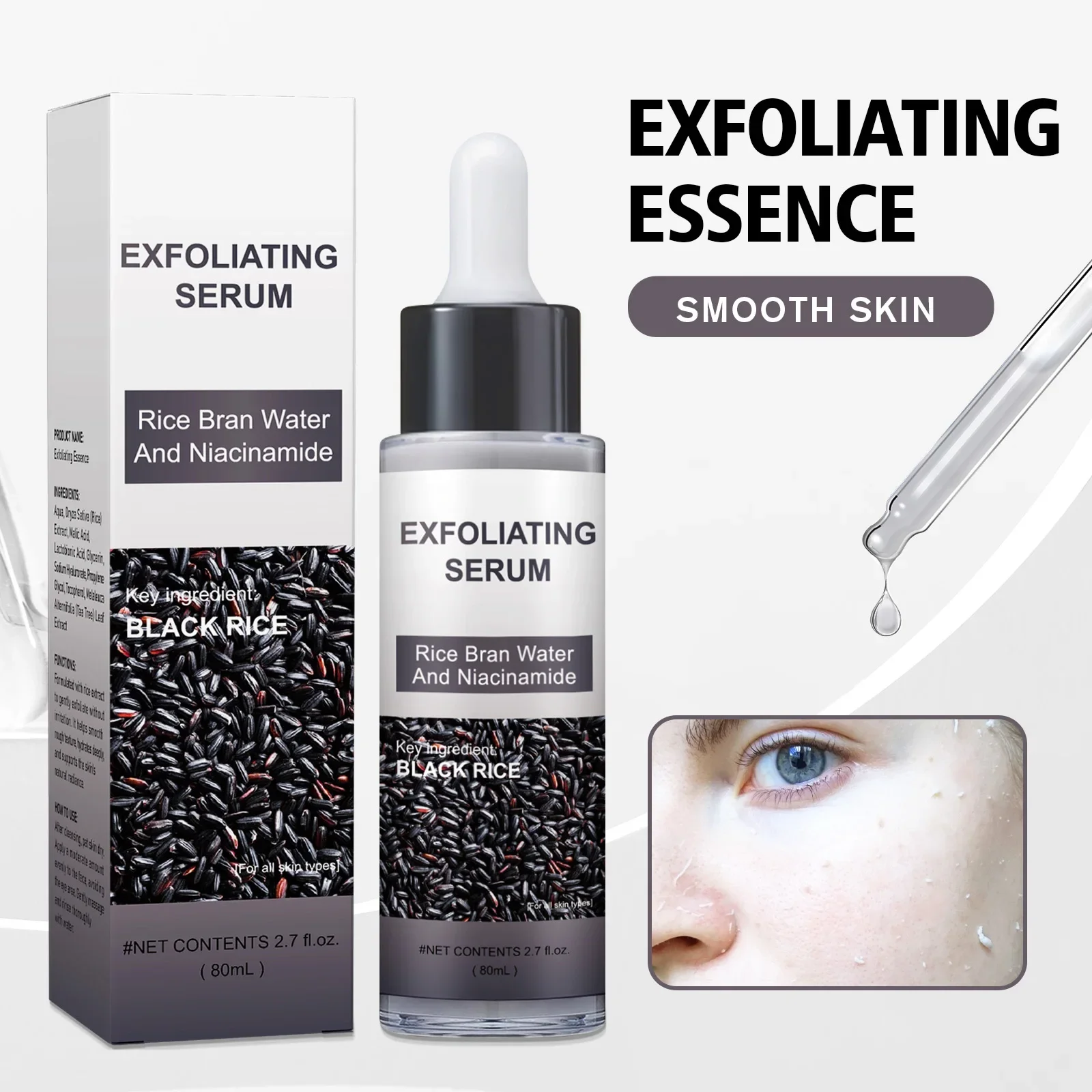Zwarte Rijst Gezichtserum 80ml - Lactic Acid Toner recensie en prijs